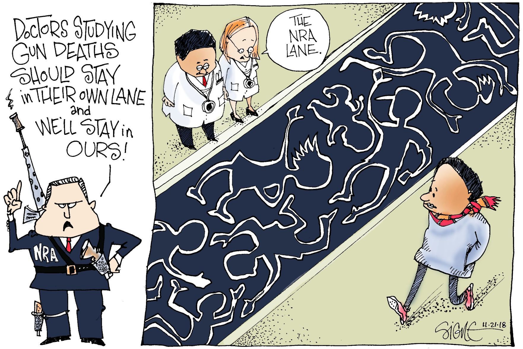 Signe Wilkinson Cartoon